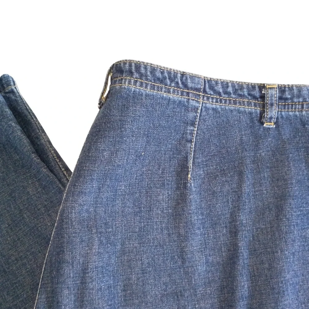 Liz Claiborne Vintage Jeans Womens 14 Blue Denim High Rise Straight Leg‎ Y2K